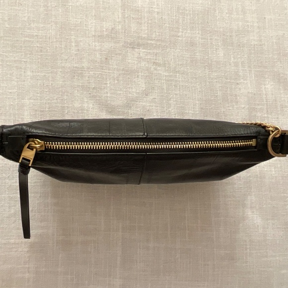 All Saints Eve Black Leather Crossbody Shoulder Bag NWOT - Picture 6 of 16